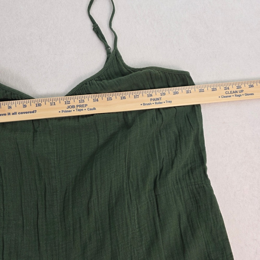 Universal Thread Olive Green Sleeveless V-Neck Jumpsuit Romper - Picture 4 of 9